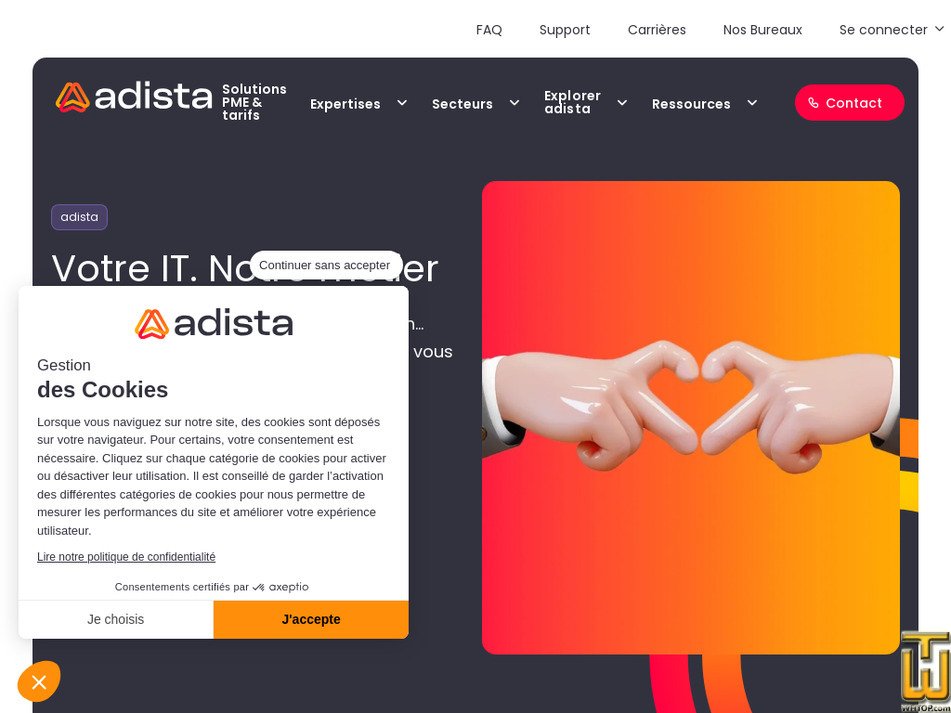 adista.fr capture d'écran