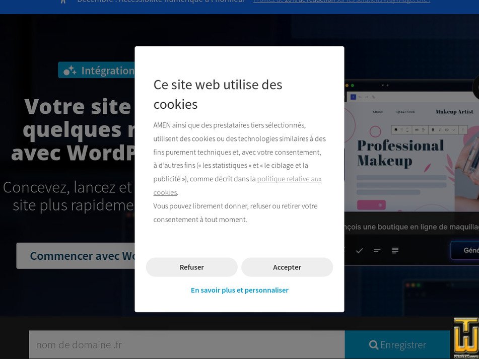 amen.fr capture d'écran