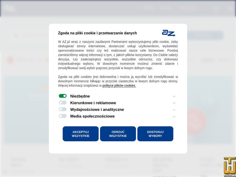 az.pl zrzut ekranu