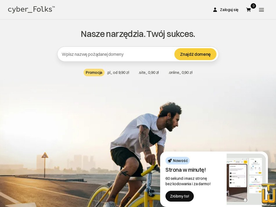 cyberfolks.pl zrzut ekranu