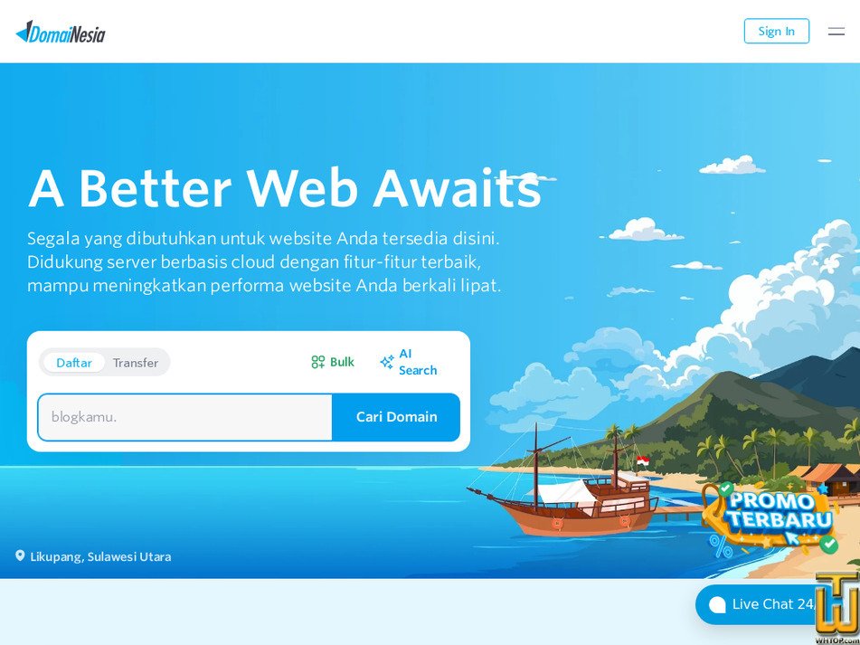 domainesia.com foto layar