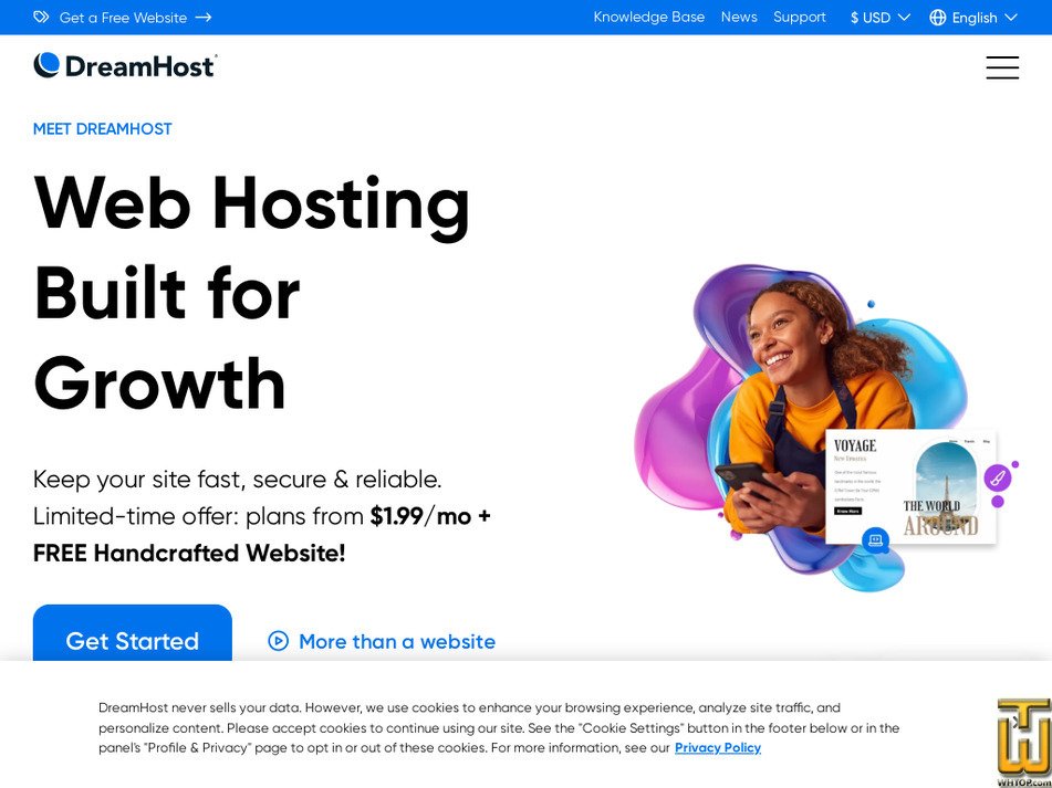 dreamhost.com screenshot