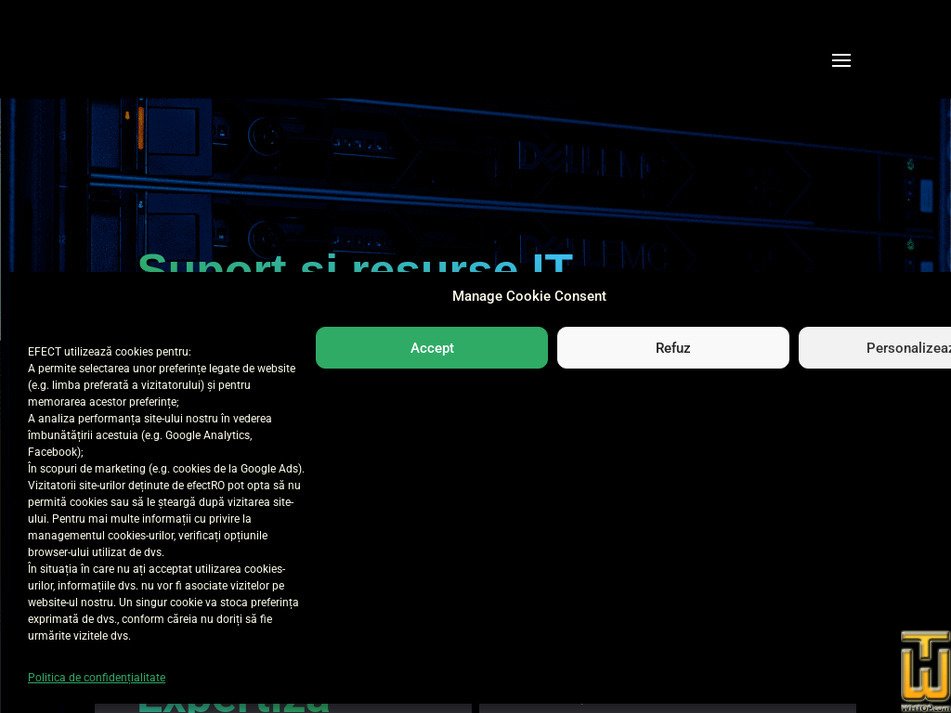 efect.ro captură ecran