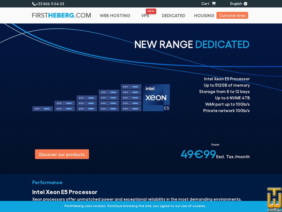 firstheberg.com capture d'écran