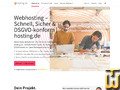 Bildschirmfoto von Webhosting Compact von hosting.de