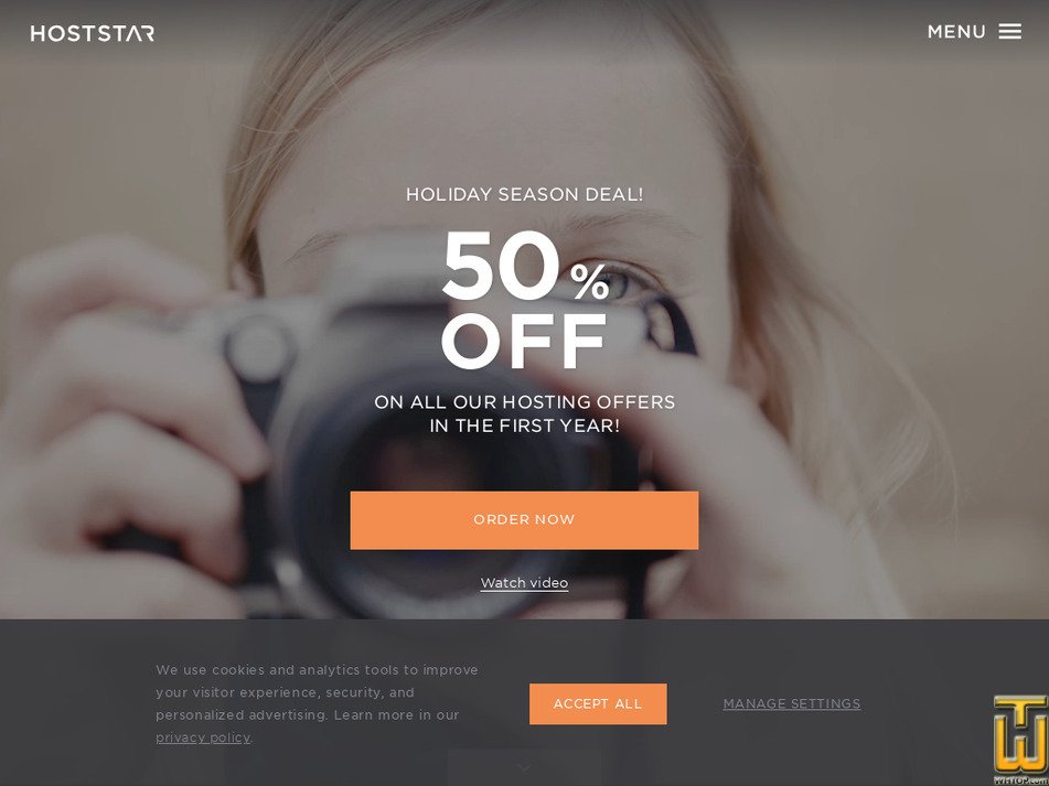 hoststar.at Bildschirmfoto