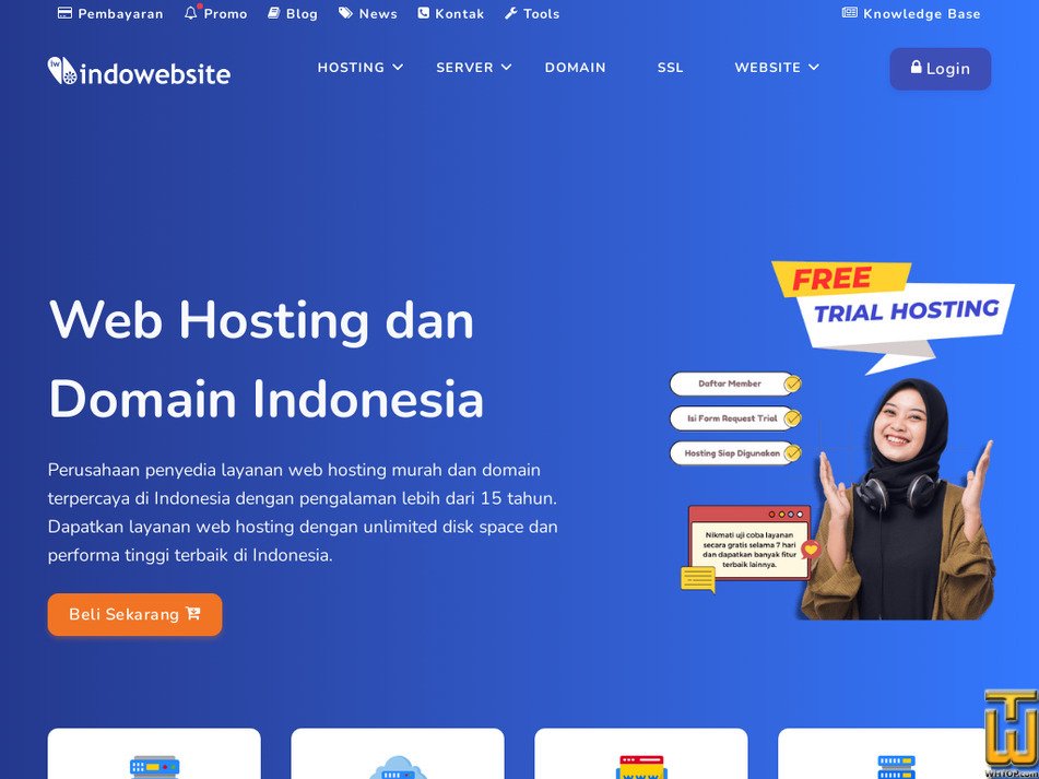 indowebsite.co.id foto layar