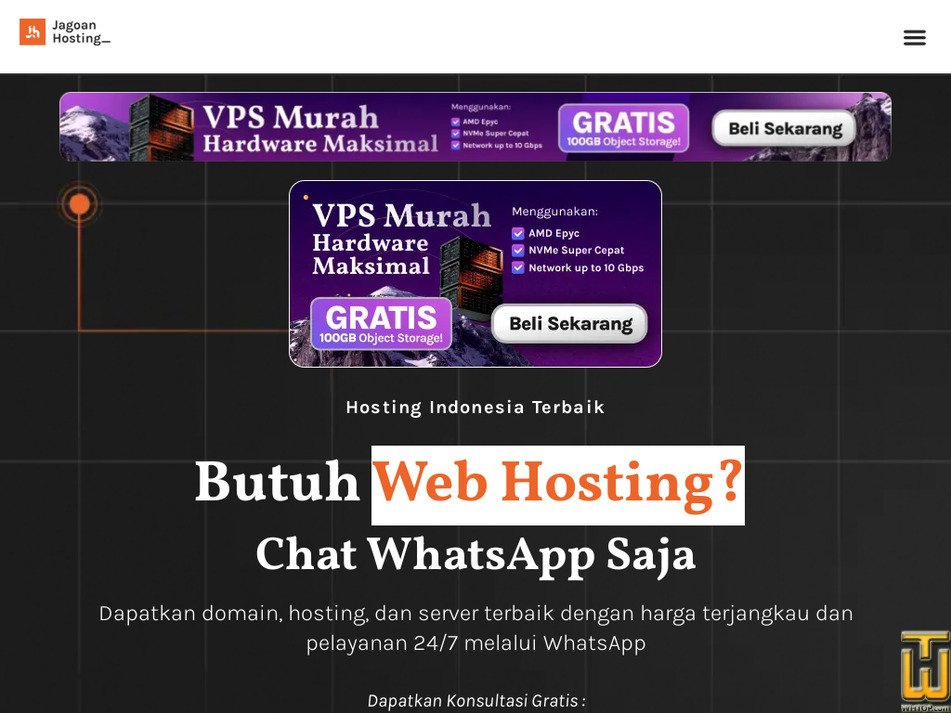 jagoanhosting.com foto layar