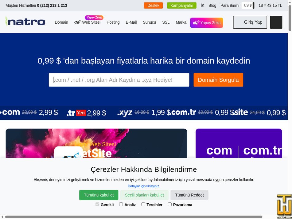 natro.com ekran görüntüsü