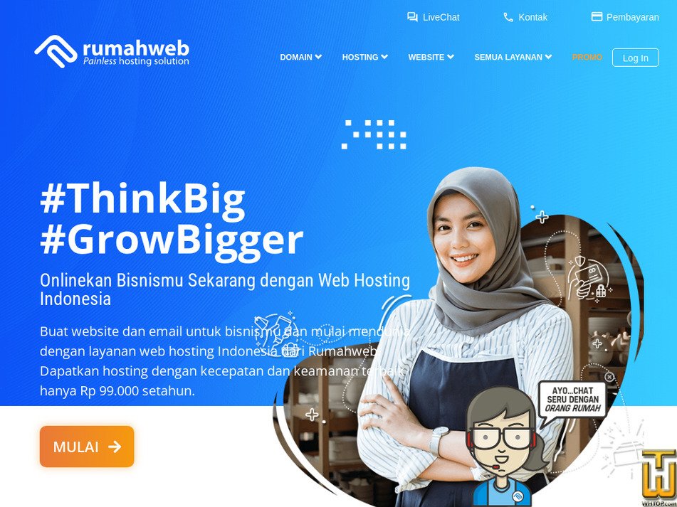 rumahweb.com foto layar