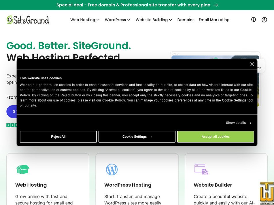 siteground.com Скриншот