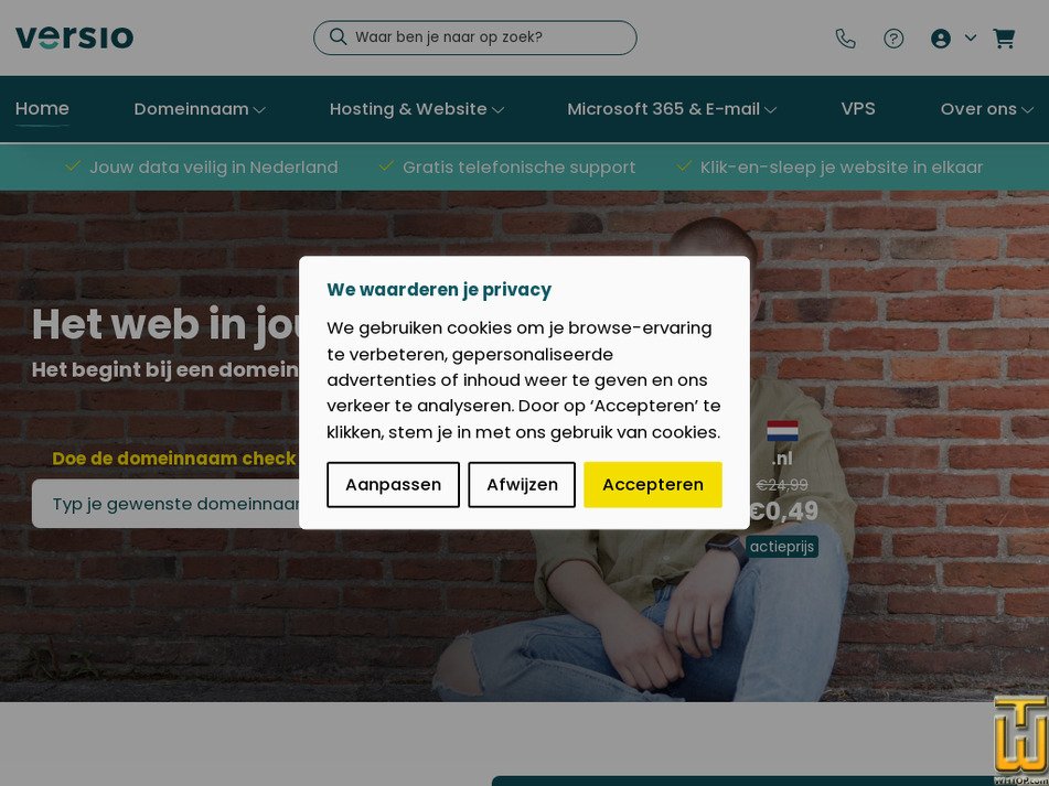 versio.nl screenshot
