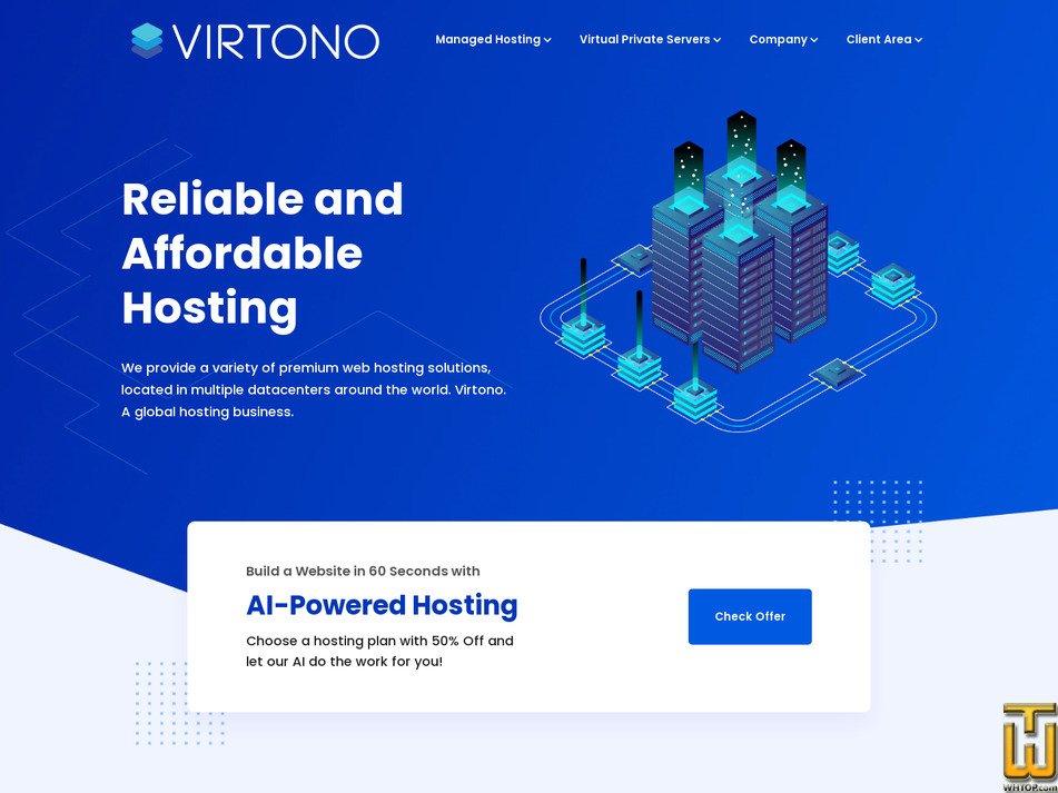 virtono.com captură ecran