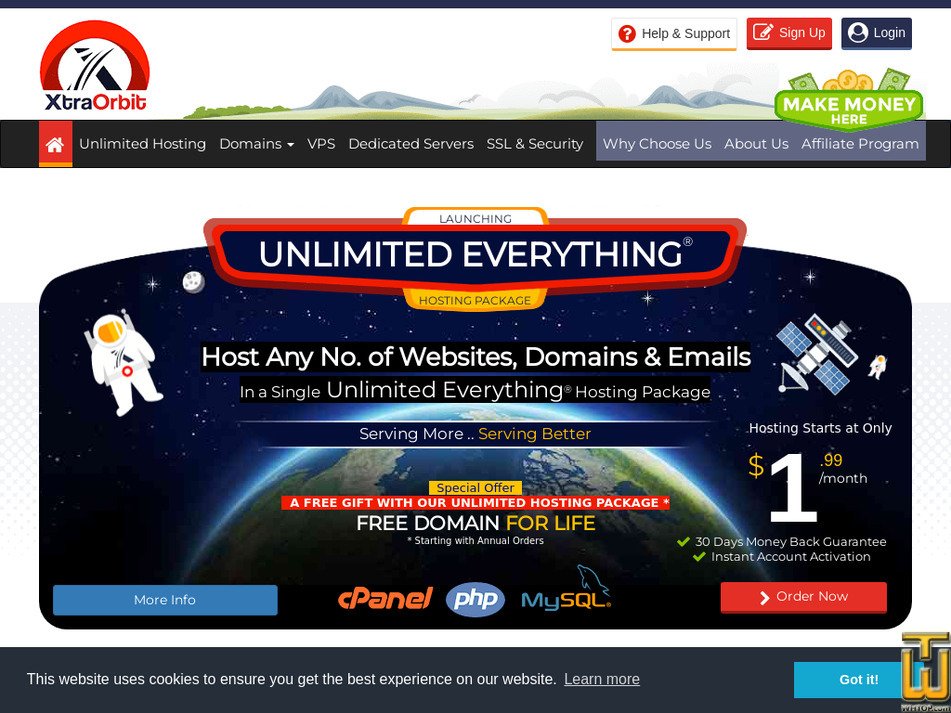 xtraorbit.com captură ecran