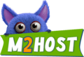m2host.com logo